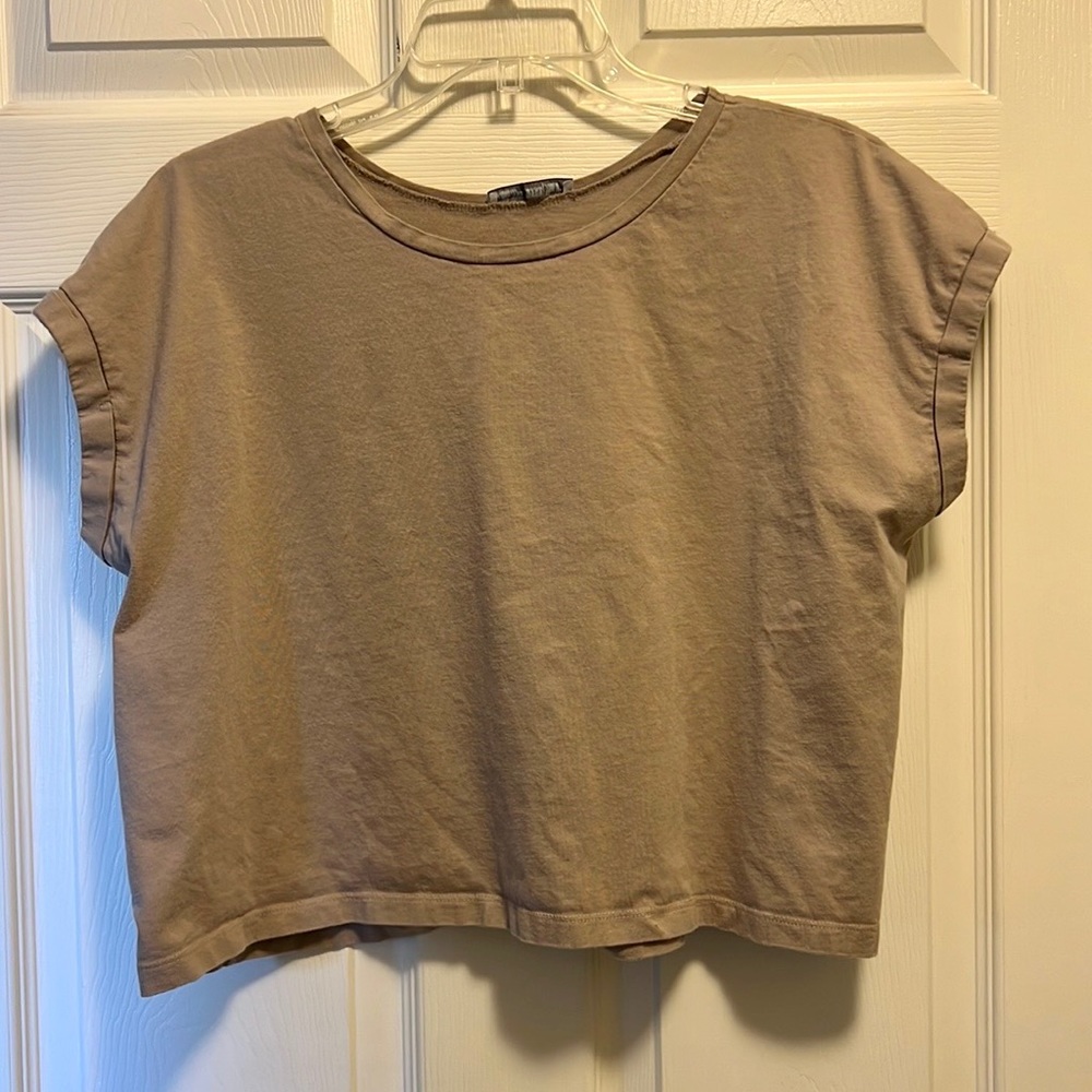Zara Cropped Shirt